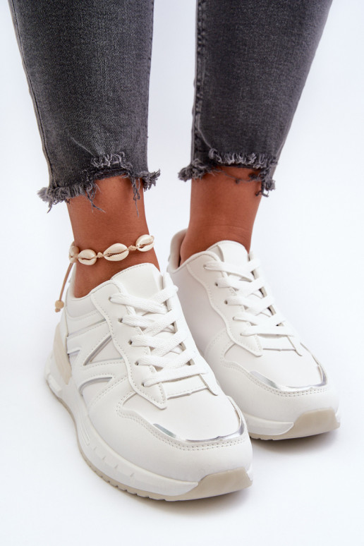 Deportivas modelo zapatos fabricadas en ecopiel en color blanco Kaimans