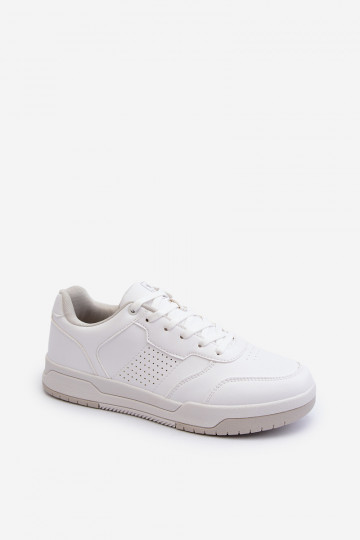 Deportivas modelo zapatos fabricadas en piel ecológica en color blanco Radikalle