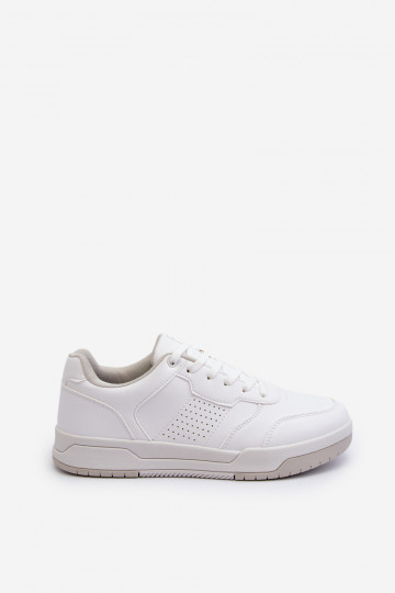 Deportivas modelo zapatos fabricadas en piel ecológica en color blanco Radikalle 2