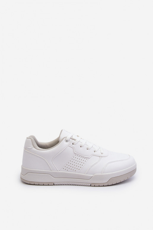 Deportivas modelo zapatos fabricadas en piel ecológica en color blanco Radikalle