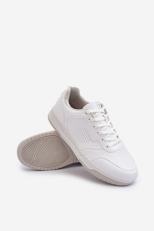 Deportivas modelo zapatos fabricadas en piel ecológica en color blanco Radikalle