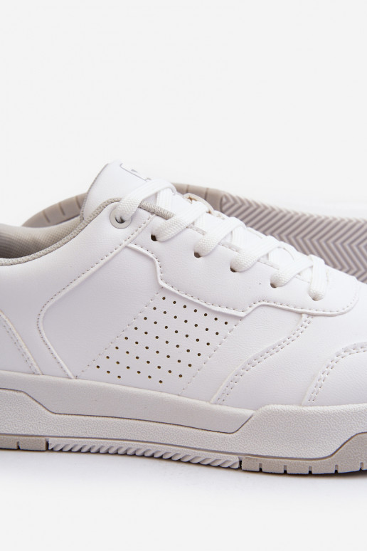 Deportivas modelo zapatos fabricadas en piel ecológica en color blanco Radikalle