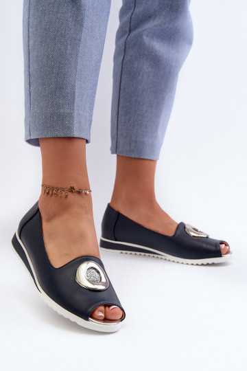 Zapatos con adornos Eco color azul oscuro Biolita