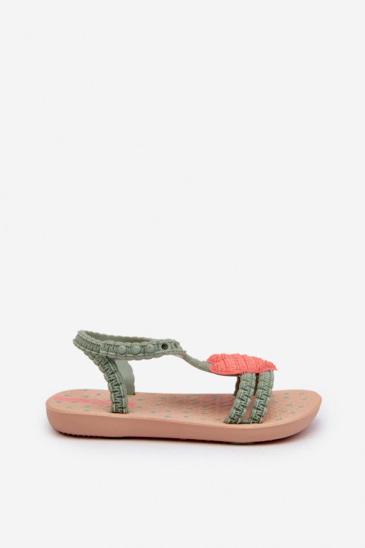 sandalias Infantil con corazones 81997 Ipanema My First Baby color verde