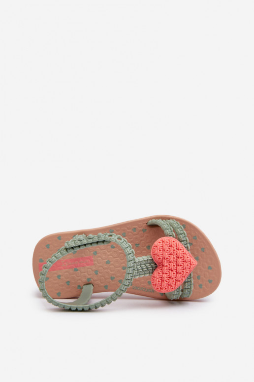 sandalias Infantil con corazones 81997 Ipanema My First Baby color verde