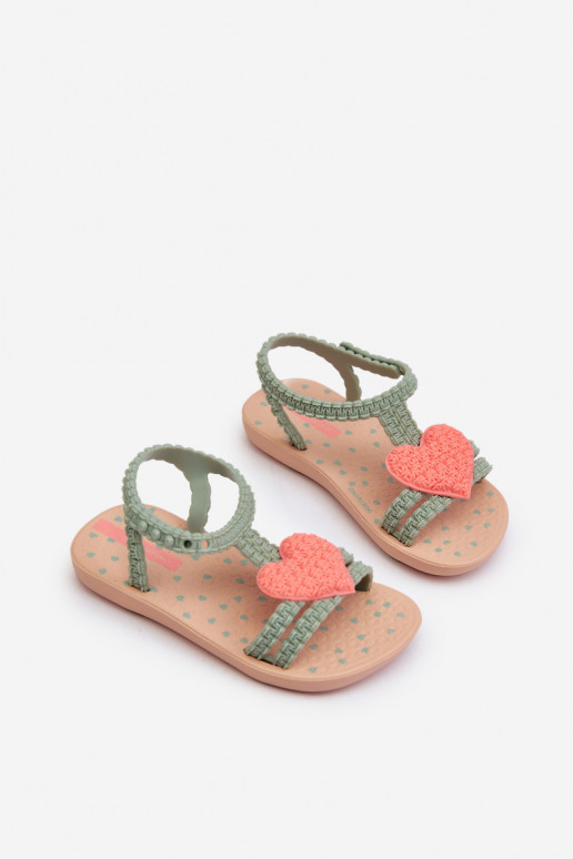 sandalias Infantil con corazones 81997 Ipanema My First Baby color verde