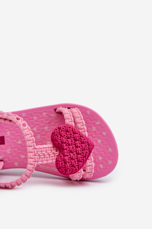 sandalias Infantil con corazones 81997 Ipanema My First Baby rosa