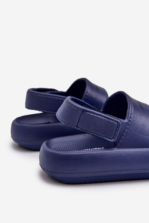 Sandalias chanclas ligeras con cierres adhesivos ProWater PRO-24-05-01K azul oscuro Sandalias chanclas ligeras con cierres adhesivos ProWater PRO-24-05-01K azul oscuro