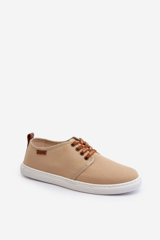 Zapatillas deportivas de ocio para hombre Big Star NN176001 Memory Foam System beige