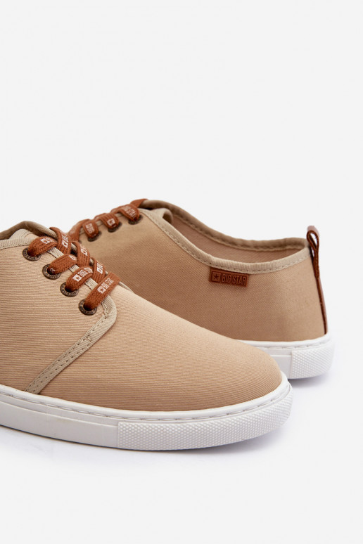 Zapatillas deportivas de ocio para hombre Big Star NN176001 Memory Foam System beige