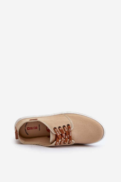 Zapatillas deportivas de ocio para hombre Big Star NN176001 Memory Foam System beige