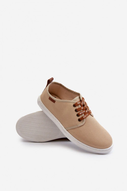 Zapatillas deportivas de ocio para hombre Big Star NN176001 Memory Foam System beige