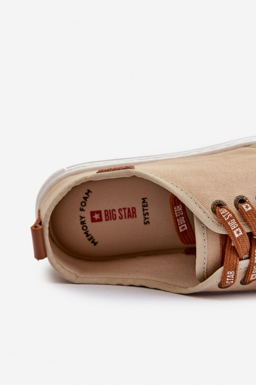Zapatillas deportivas de ocio para hombre Big Star NN176001 Memory Foam System beige