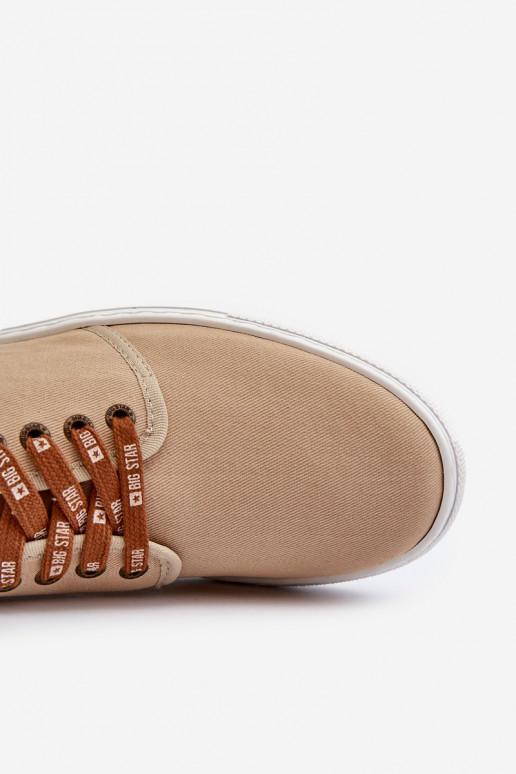 Zapatillas deportivas de ocio para hombre Big Star NN176001 Memory Foam System beige