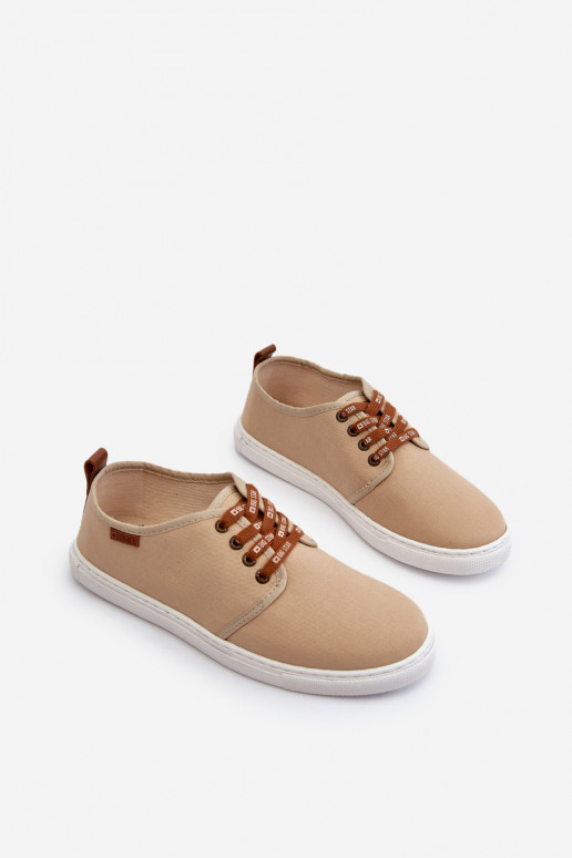 Zapatillas deportivas de ocio para hombre Big Star NN176001 Memory Foam System beige