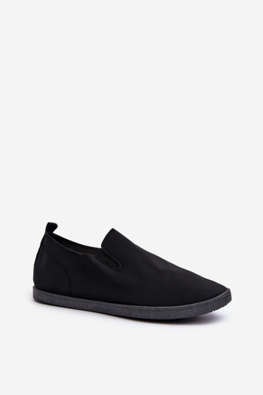 Zapatillas casual zapatos Slip-On color negro Lovinia