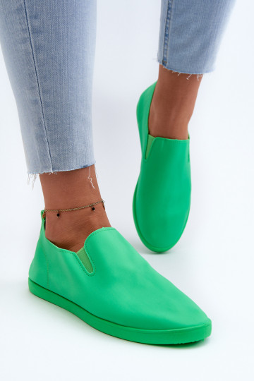 Calzado deportivo calzado casual Slip-On color verde Lovinia