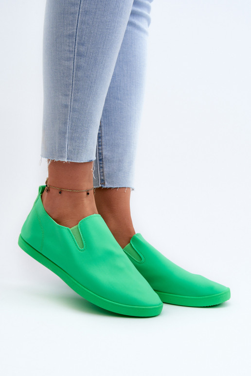 Calzado deportivo calzado casual Slip-On color verde Lovinia