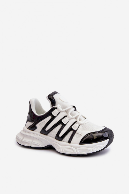 Zapatillas modelo zapatos Color blanco-negro Ahmani