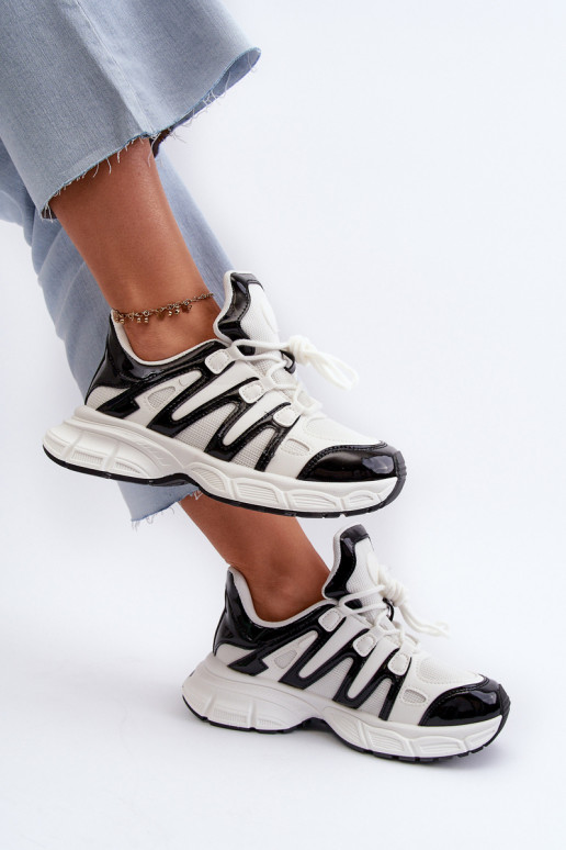 Zapatillas modelo zapatos Color blanco-negro Ahmani