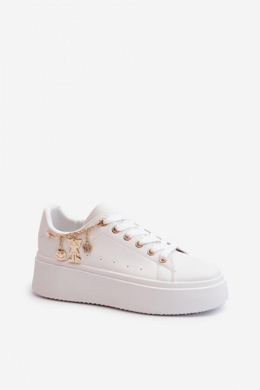 Zapatillas modelo zapatos con plataforma en color blanco Tivissa