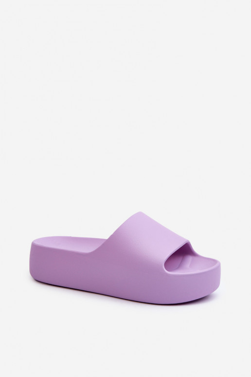 Pantuflas con suela maciza Morado Oreithano Pantuflas con suela maciza Morado Oreithano