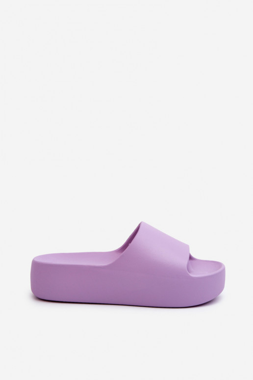 Pantuflas con suela maciza Morado Oreithano Pantuflas con suela maciza Morado Oreithano
