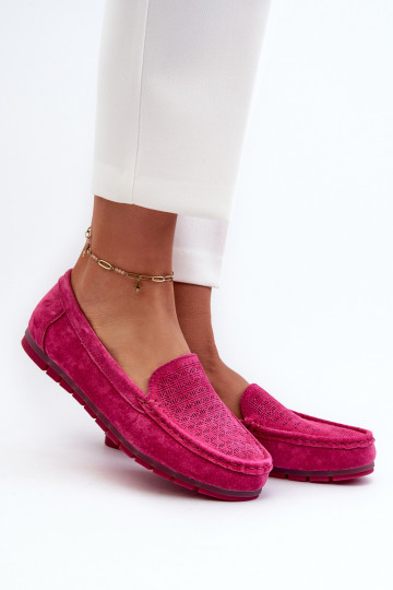 Mocasines de ante rosa S.Barski LR755 2