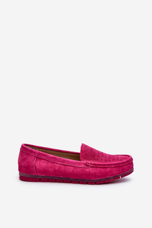 Mocasines de ante rosa S.Barski LR755