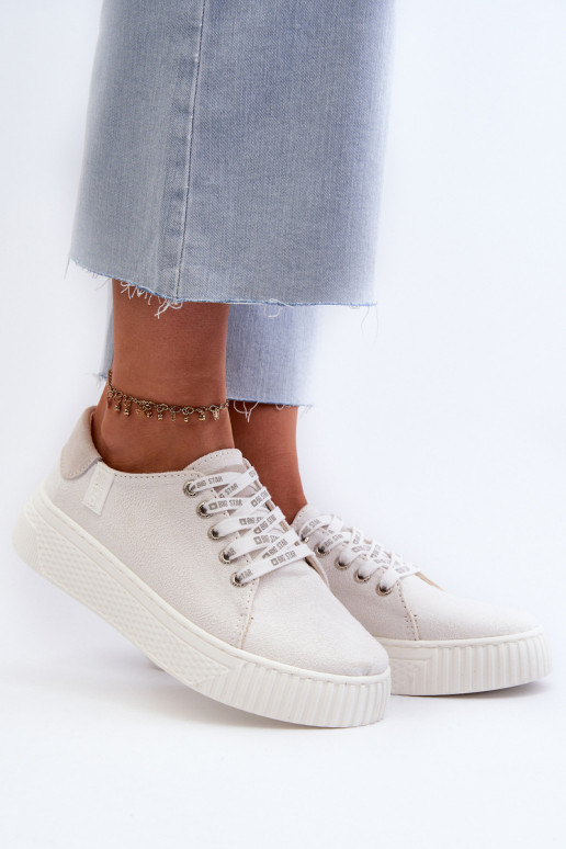 Zapatos de ocio VISCOELÁSICO SISTEMA BIG STAR NN276001 color blanco Zapatos de ocio VISCOELÁSICO SISTEMA BIG STAR NN276001 color blanco