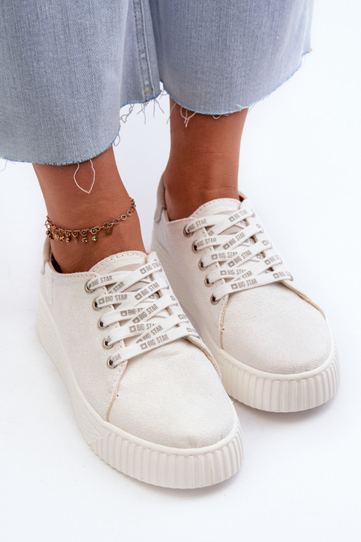 Zapatos de ocio VISCOELÁSICO SISTEMA BIG STAR NN276001 color blanco Zapatos de ocio VISCOELÁSICO SISTEMA BIG STAR NN276001 color blanco