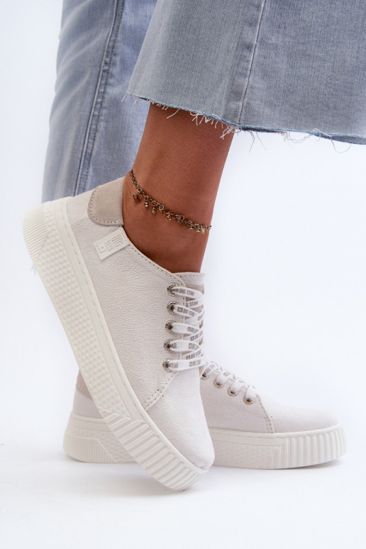 Zapatos de ocio VISCOELÁSICO SISTEMA BIG STAR NN276001 color blanco Zapatos de ocio VISCOELÁSICO SISTEMA BIG STAR NN276001 color blanco