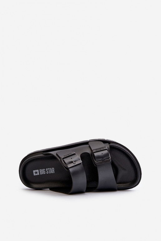 Pantuflas ligeras con hebillas Big Star NN274A750 color negro