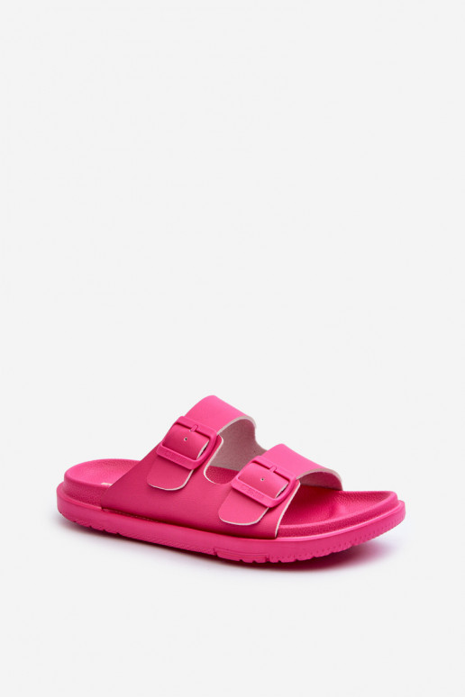 Pantuflas ligeras con hebillas Big Star NN274A754 color rosa