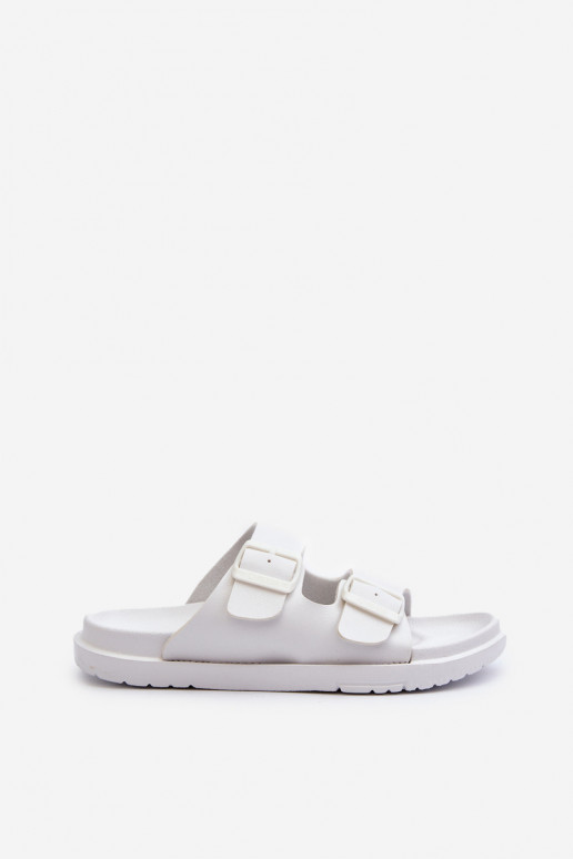 Zapatillas de casa ligeras con hebillas Big Star NN274A751 color blanco