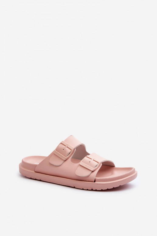 Pantuflas ligeras con hebillas Big Star NN274A753 color rosa