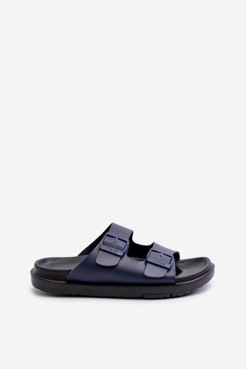 Zapatillas de hombre ligeras con hebillas Big Star NN174593 azul oscuro 2