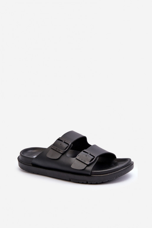 Zapatillas de hombre ligeras con hebillas Big Star NN174597 color negro