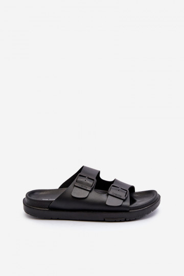 Zapatillas de hombre ligeras con hebillas Big Star NN174597 color negro 2
