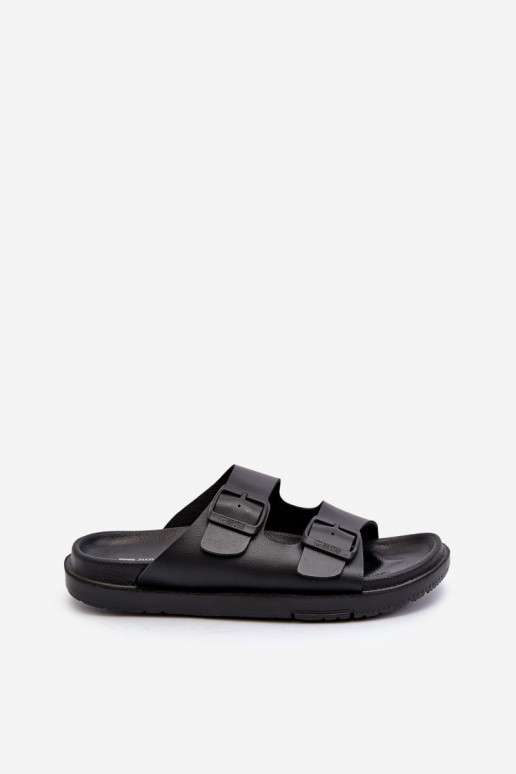Zapatillas de hombre ligeras con hebillas Big Star NN174597 color negro