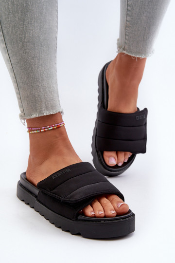 Zapatillas con plataforma Big Star NN274772 color negro