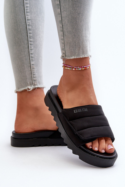 Zapatillas con plataforma Big Star NN274772 color negro