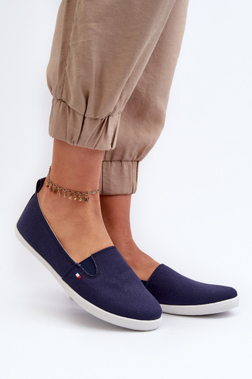 Zapatillas casual zapatos Slip-On color azul oscuro Adrancia