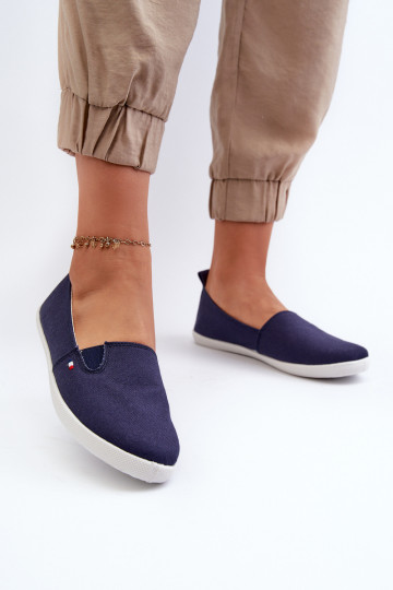 Zapatillas casual zapatos Slip-On color azul oscuro Adrancia 2