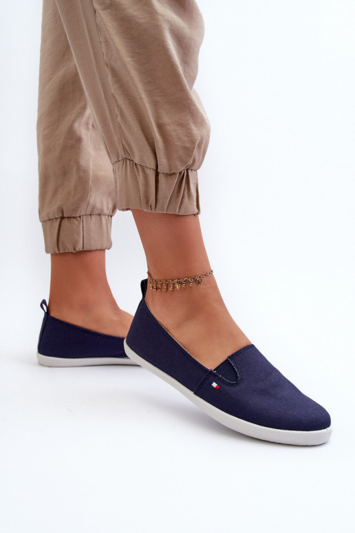 Zapatillas casual zapatos Slip-On color azul oscuro Adrancia