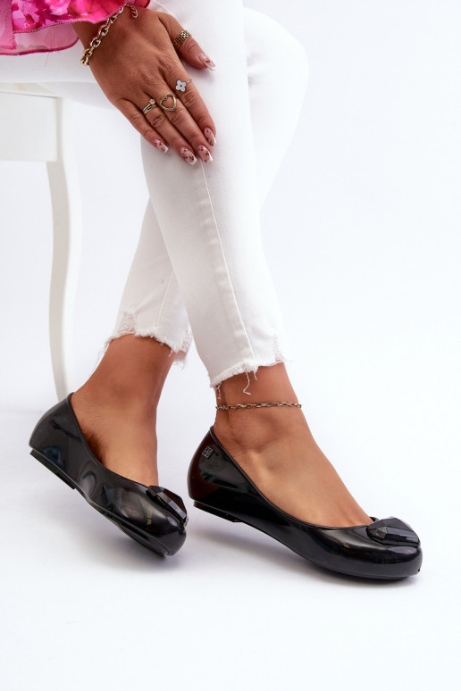 Bailarinas con corazones NN285011 negro Bailarinas con corazones NN285011 negro