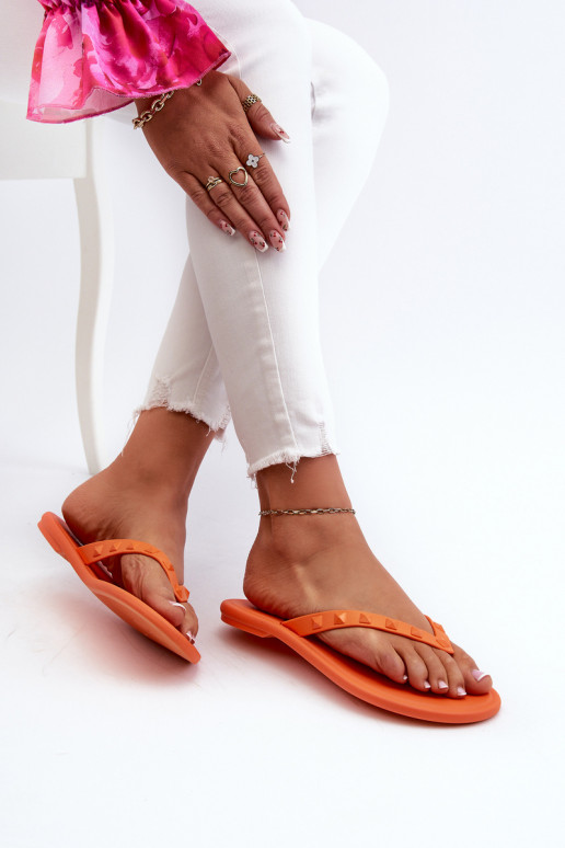 Zapatillas Elastyczne de pie plano JJ285254 color naranja