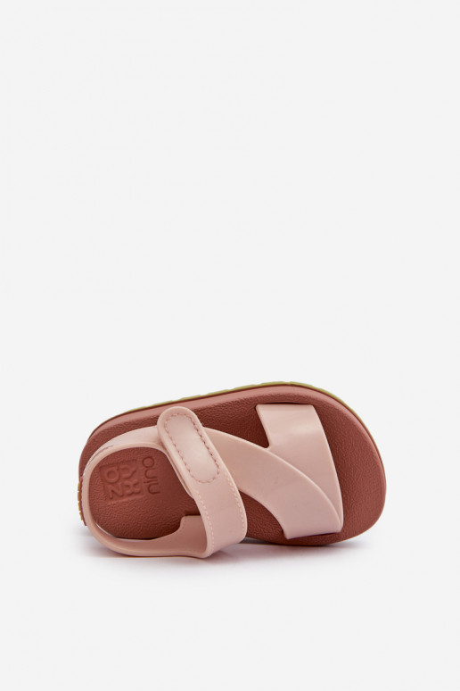 Sandalias infantil con cierres adhesivos LL385002 Tono rosa claro