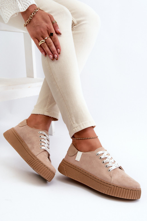 Zapatos de ocio VISCOELÁSICO SISTEMA BIG STAR NN276002 beige