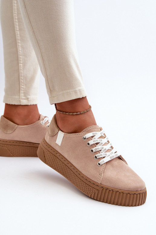 Zapatos de ocio VISCOELÁSICO SISTEMA BIG STAR NN276002 beige